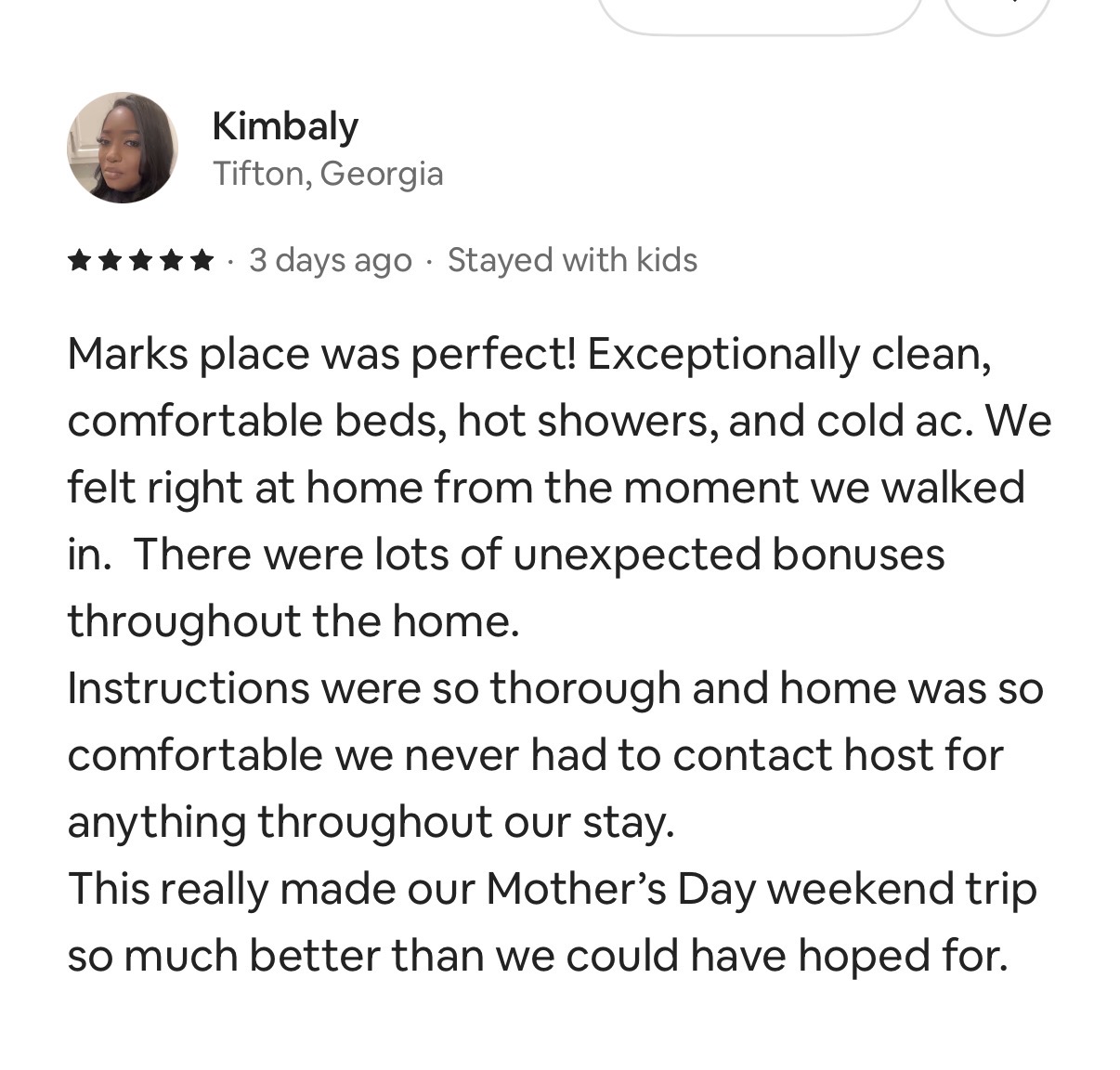 Guest review